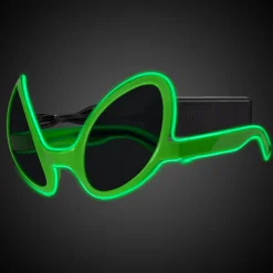 New Windy City Novelties Alien EL Wire Sunglasses