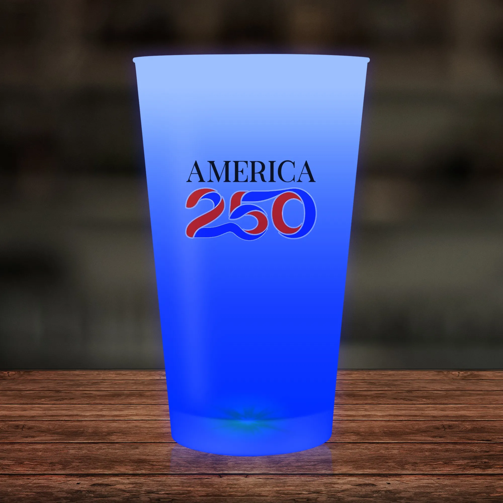 Windy City Novelties America 250 Blue LED 16 oz. Cup
