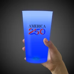 Windy City Novelties America 250 Blue LED 16 oz. Cup
