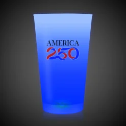 Windy City Novelties America 250 Blue LED 16 oz. Cup