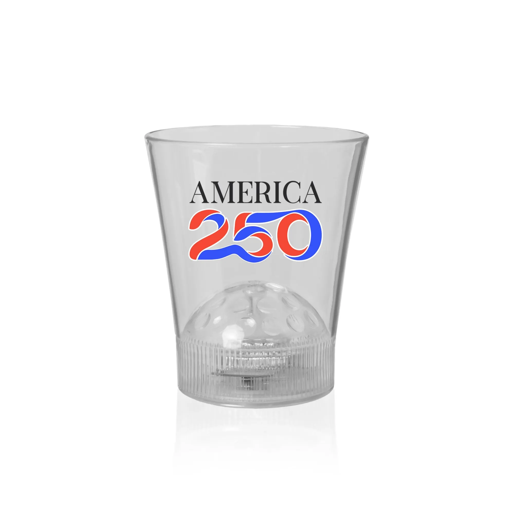 Outlet Windy City Novelties America 250 LED Disco Ball 8 oz. Rocks Glass