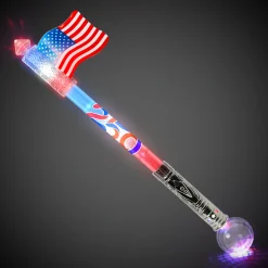 Clearance Windy City Novelties America 250 LED USA Flag Wand
