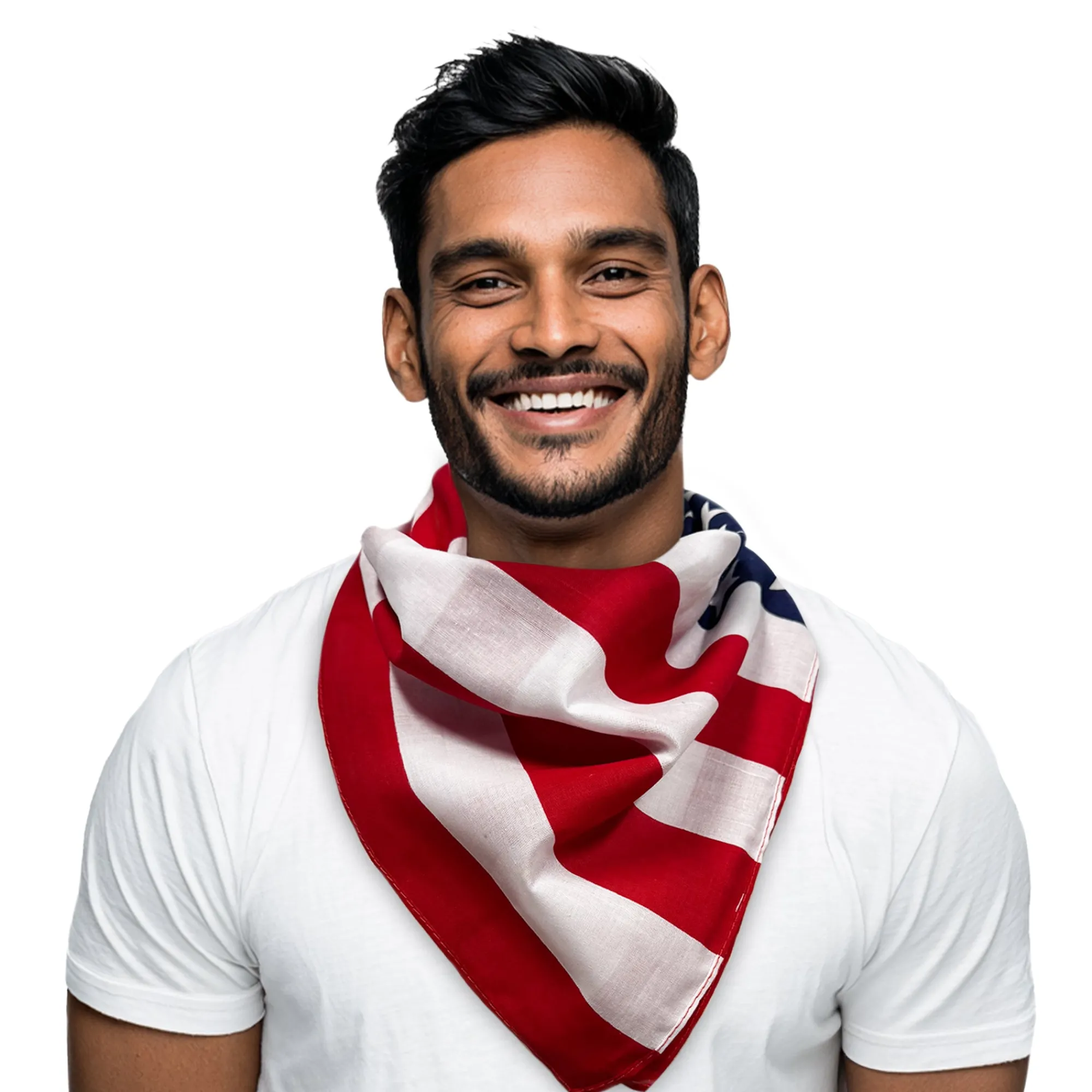 Hot Windy City Novelties American Flag 22" Cotton Bandanas