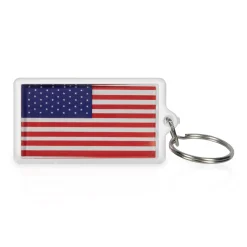 Outlet Windy City Novelties American Flag Keychains