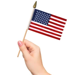 Best Windy City Novelties American 4"x6" Cloth Flags