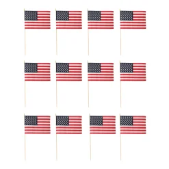 Hot Windy City Novelties American 12"x18" Cloth Flags