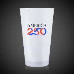 Online Windy City Novelties America 250 Red LED 16 oz. Cup