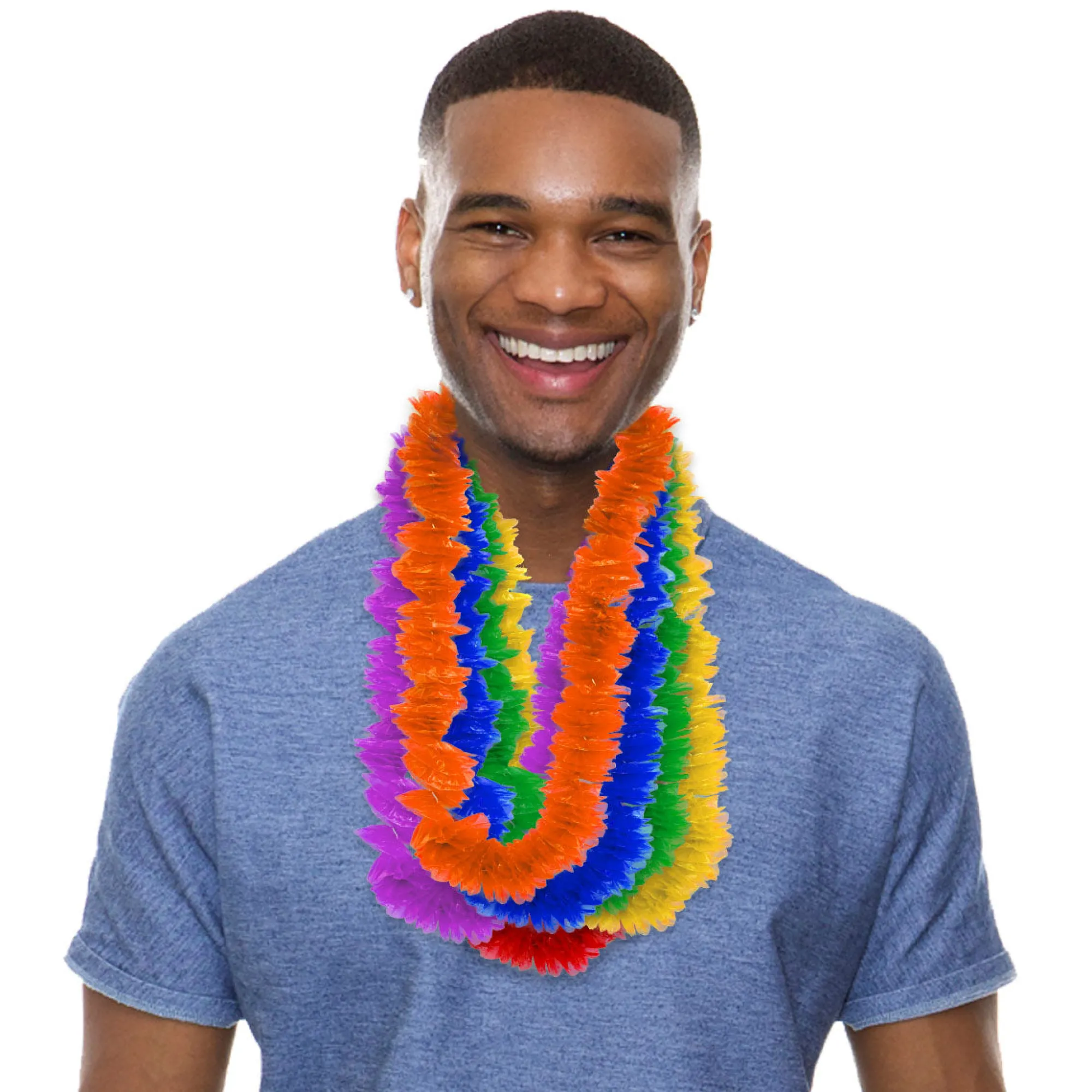 Best Windy City Novelties Assorted Color Plastic 36" Leis