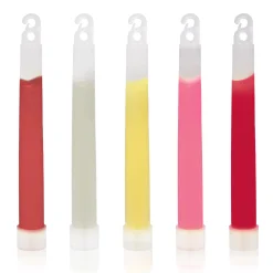 Outlet Windy City Novelties Assorted Color 6" Premium Glow Sticks Assorted Colors