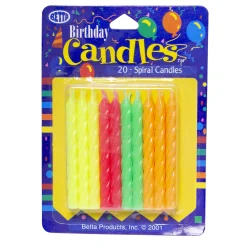Clearance Windy City Novelties Assorted Colors Birthday Candles