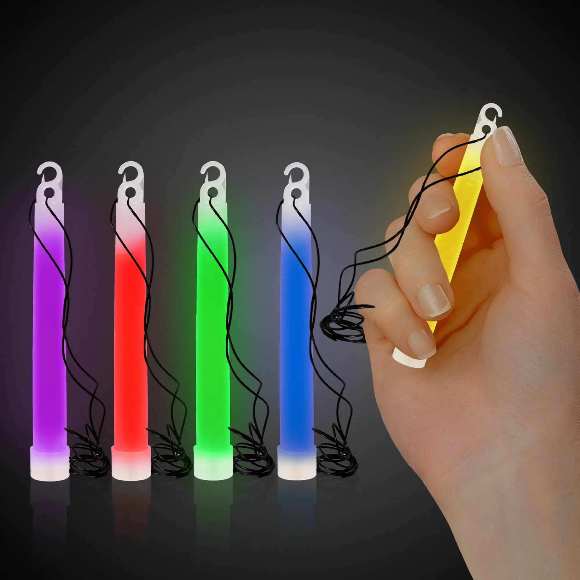 Outlet Windy City Novelties Assorted Colors 4" Glow Sticks