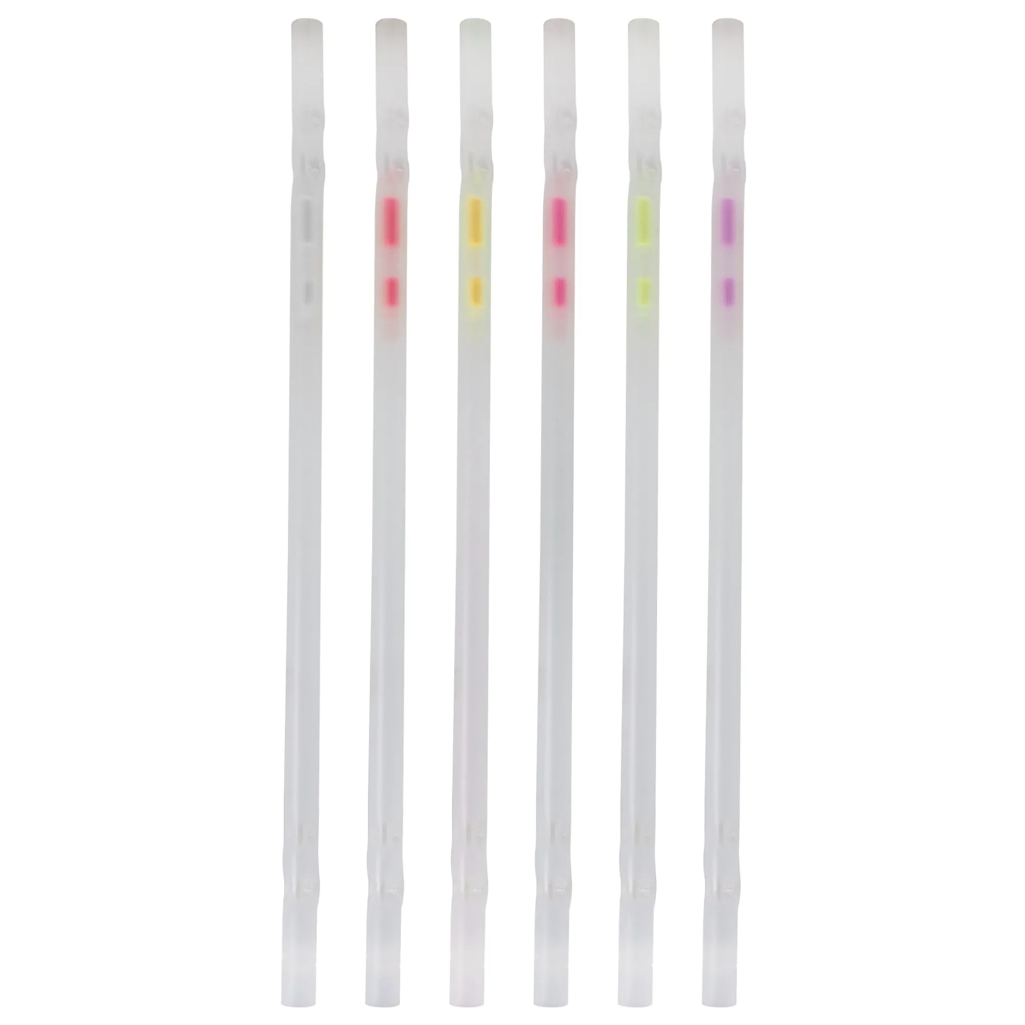 Clearance Windy City Novelties Assorted Colors 9" Glow Stick Straws