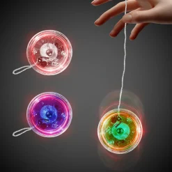 Windy City Novelties Assorted Color Yo-Yos with Red LEDs