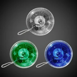 Windy City Novelties Assorted Color Yo-Yos with Red LEDs