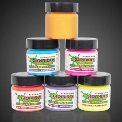 Clearance Windy City Novelties Assorted Glominex Glow Paint Jars