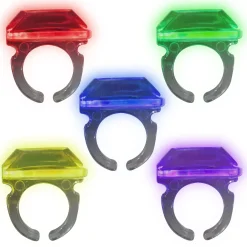 Windy City Novelties Assorted Glow Rings