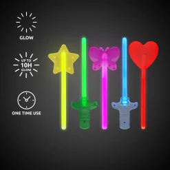 Outlet Windy City Novelties Assorted Glow Wands & Swords Retail Counter Display