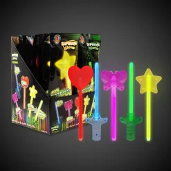 Outlet Windy City Novelties Assorted Glow Wands & Swords Retail Counter Display
