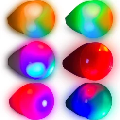 Outlet Windy City Novelties Assorted LED Jelly Rings Assorted Colors
