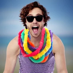 New Windy City Novelties Assorted Plastic Leis Assorted Colors