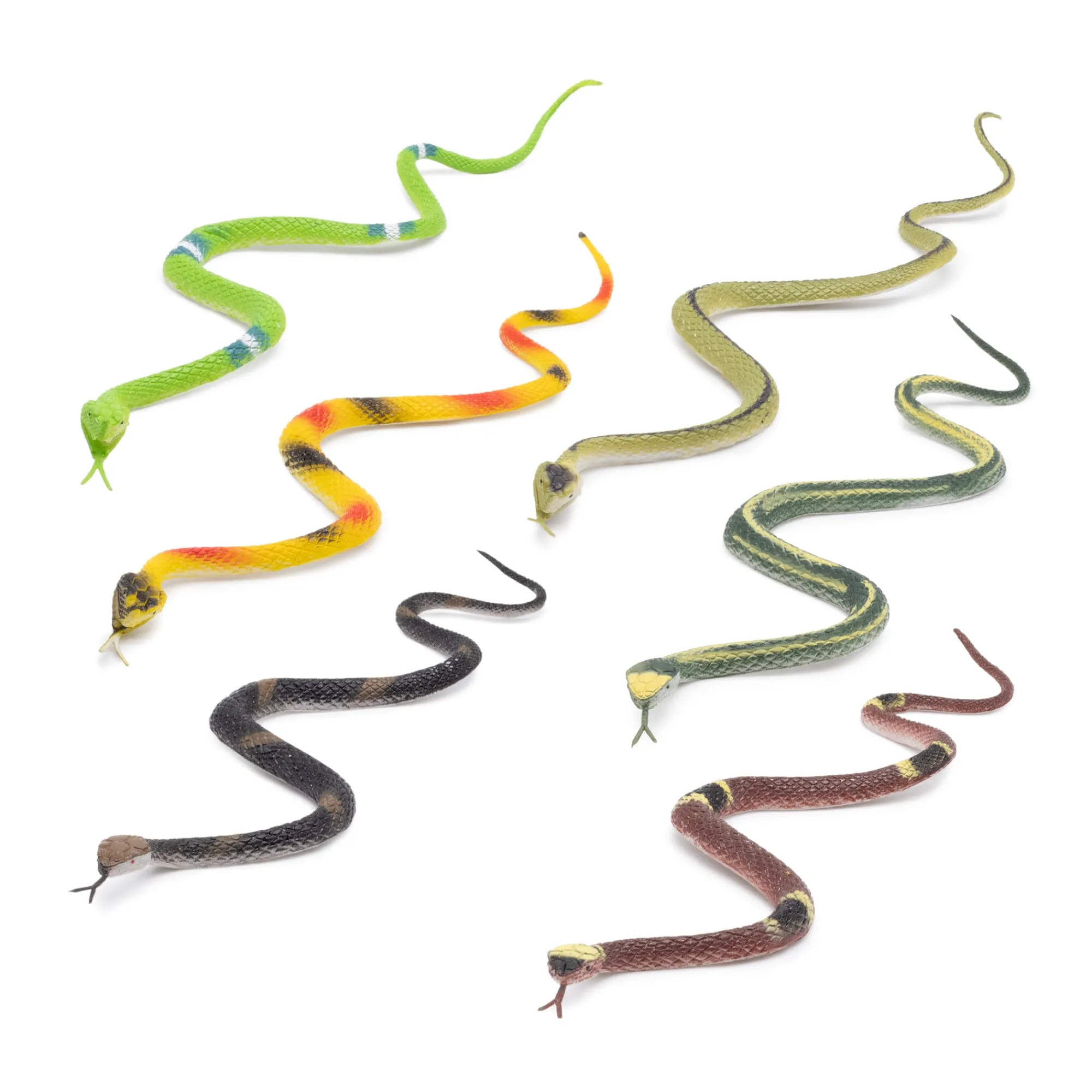 New Windy City Novelties Assorted 14" Rubber Snakes