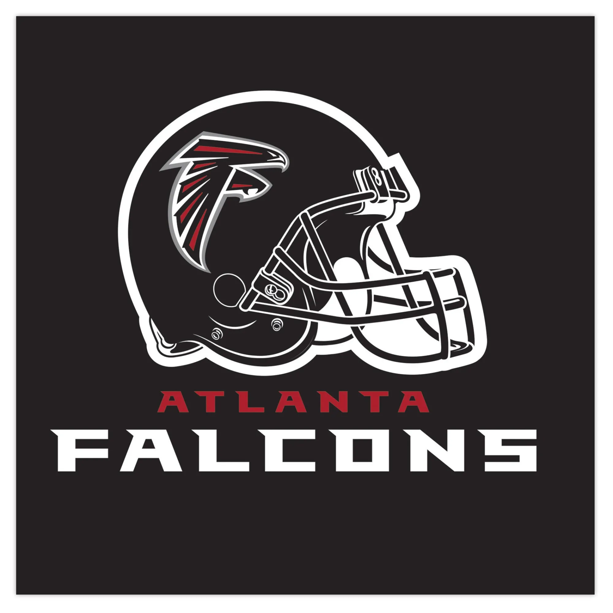 New Windy City Novelties Atlanta Falcons Luncheon Napkins