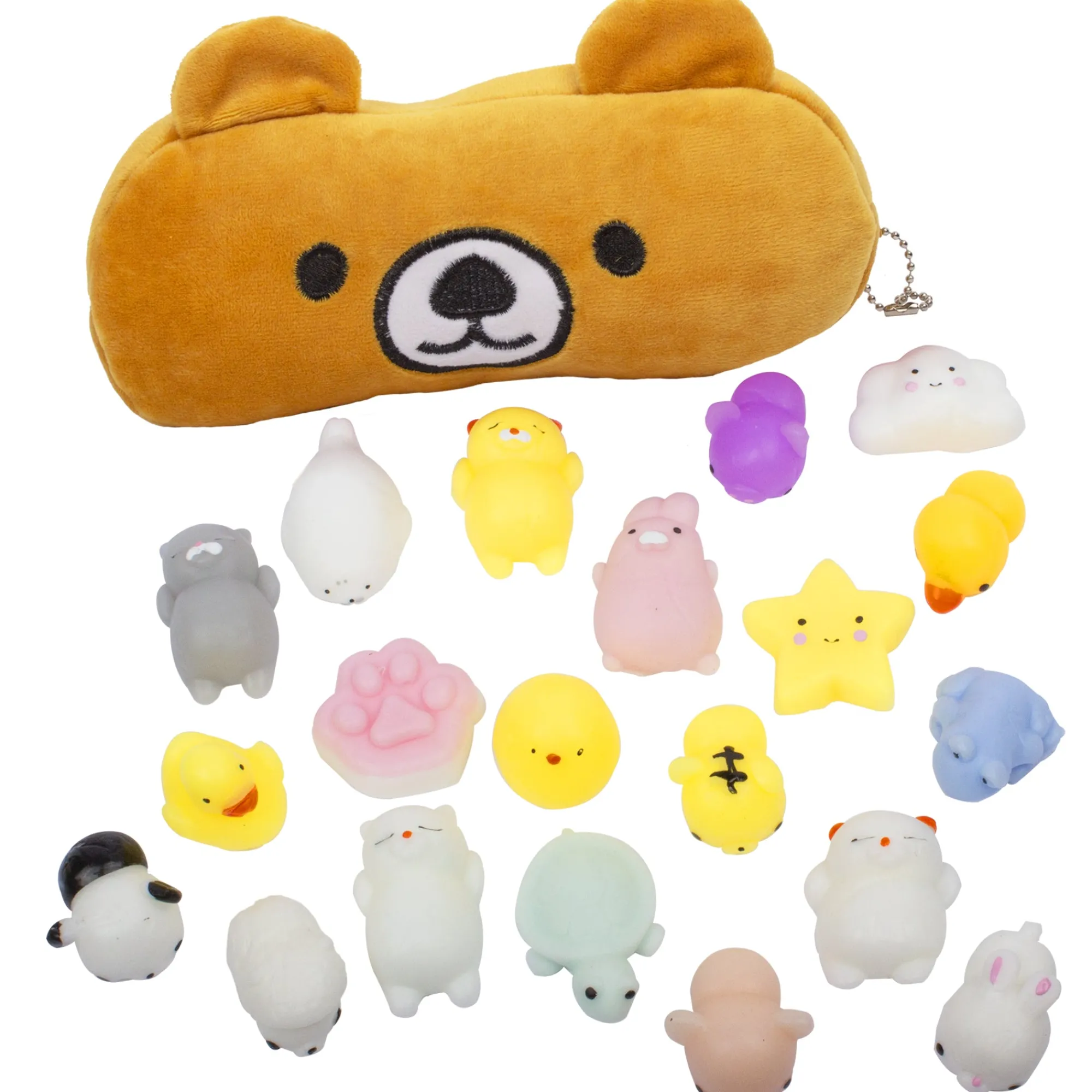 New Windy City Novelties Bear Bag with Mochi Toys