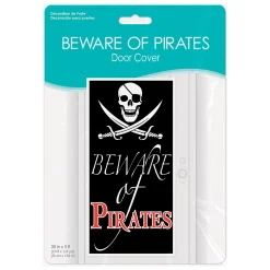 Windy City Novelties Beware of Pirates Door Cover