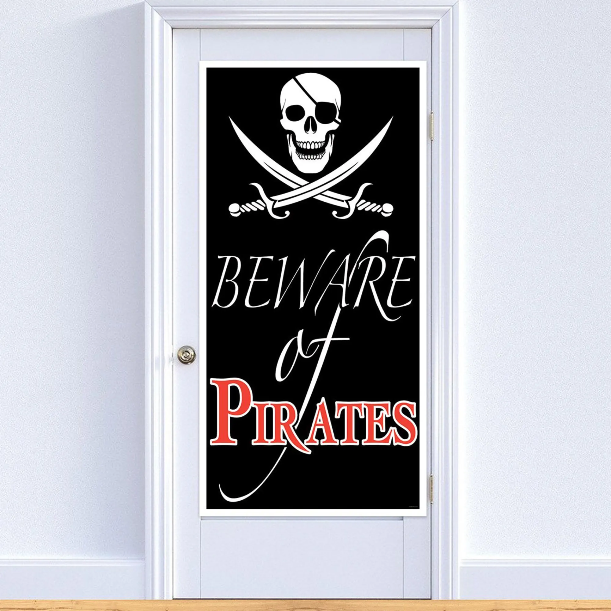 Windy City Novelties Beware of Pirates Door Cover