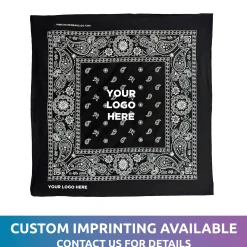 Best Windy City Novelties Cotton Bandanas Black