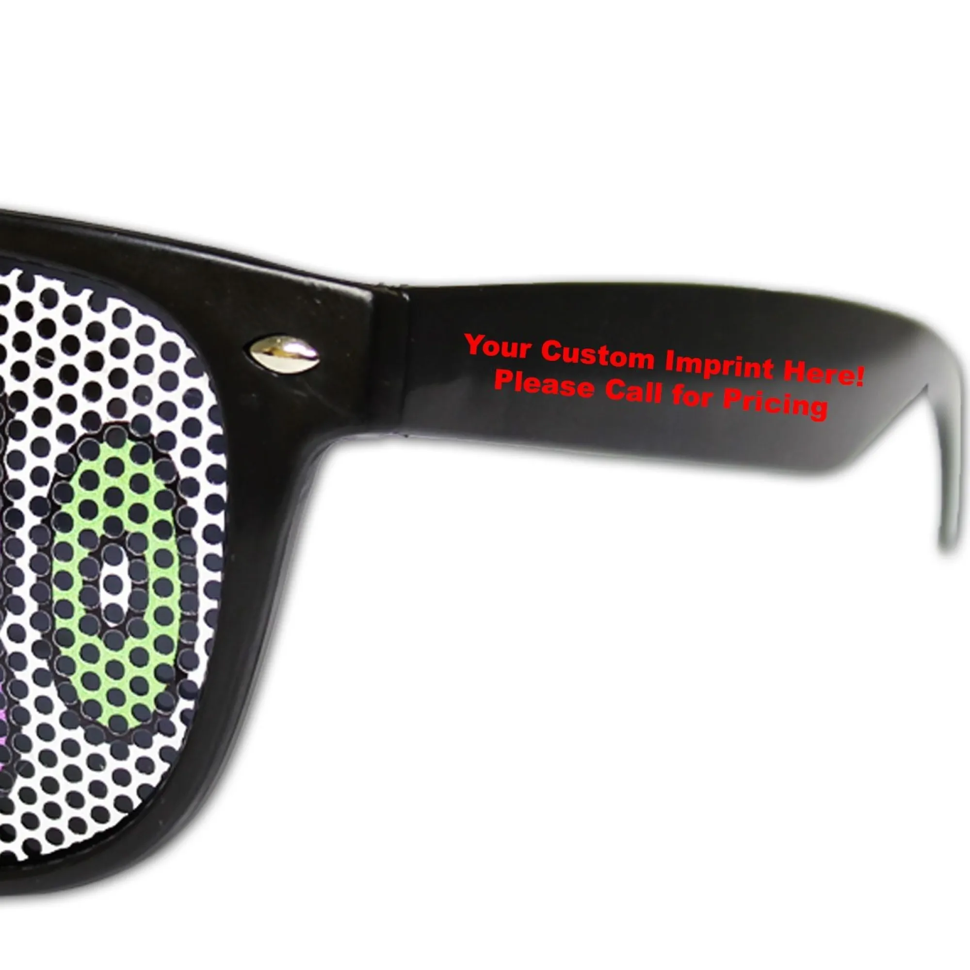 Best Windy City Novelties Black Custom Retro Sunglasses