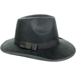 Outlet Windy City Novelties Black Felt Fedora Hat