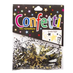 Windy City Novelties Black & Gold Metallic Confetti
