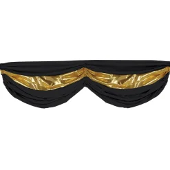 Outlet Windy City Novelties Black & Gold Satin Bunting