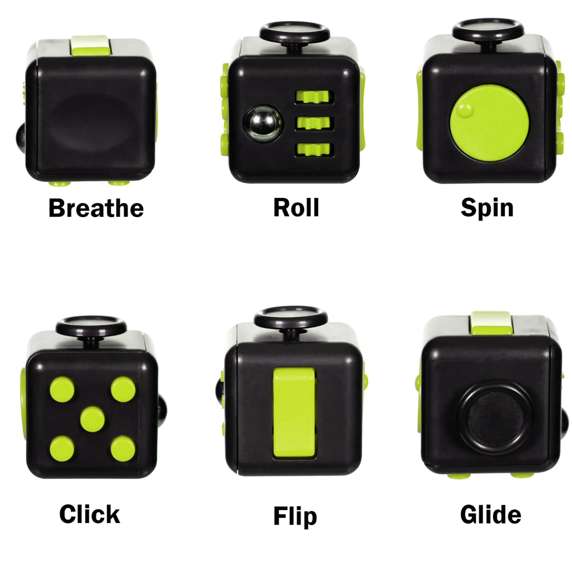 New Windy City Novelties Black & Green Focus Cube