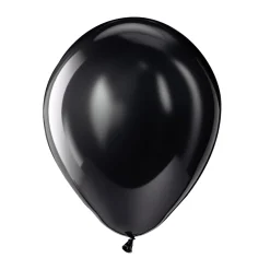 Discount Windy City Novelties Black Latex 12" Balloons