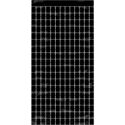 Hot Windy City Novelties Black Metallic Squares Curtain