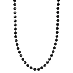 Hot Windy City Novelties Black 7mm Bead 33" Necklaces