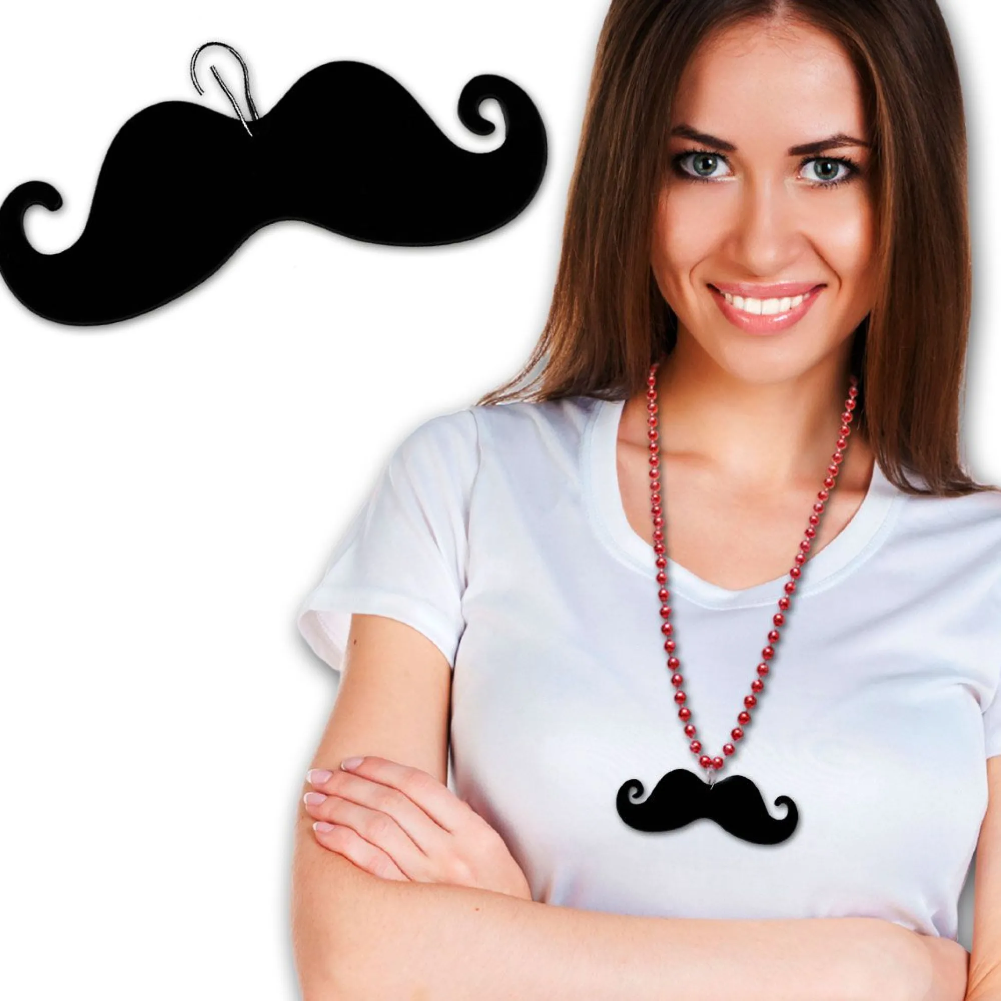 Best Windy City Novelties Black Mustache Medallion