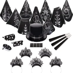 Outlet Windy City Novelties Black Tie New Year Party Kit for 50
