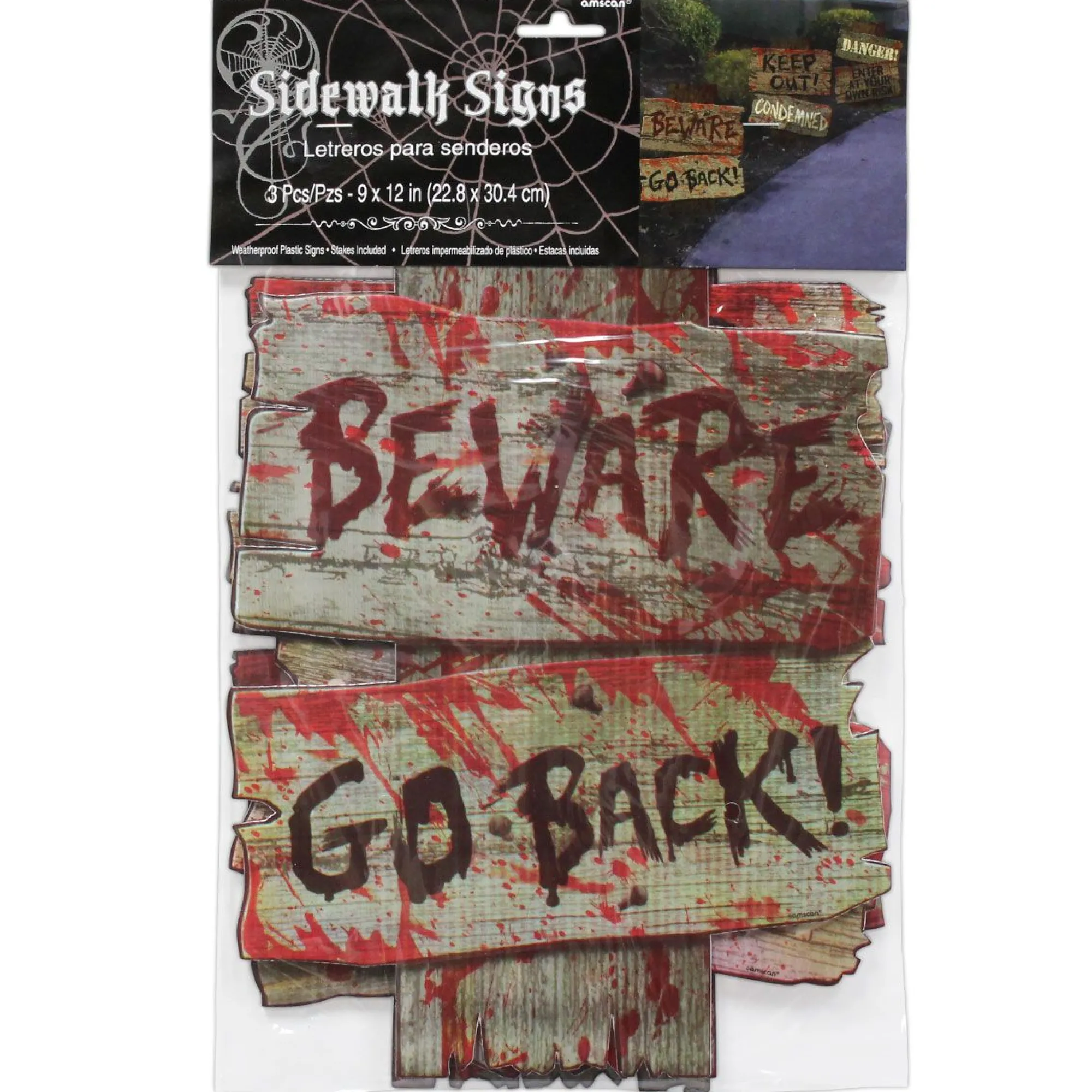 Best Windy City Novelties Bloody Sidewalk Signs