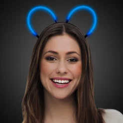 New Windy City Novelties Glow Bunny Ears Blue