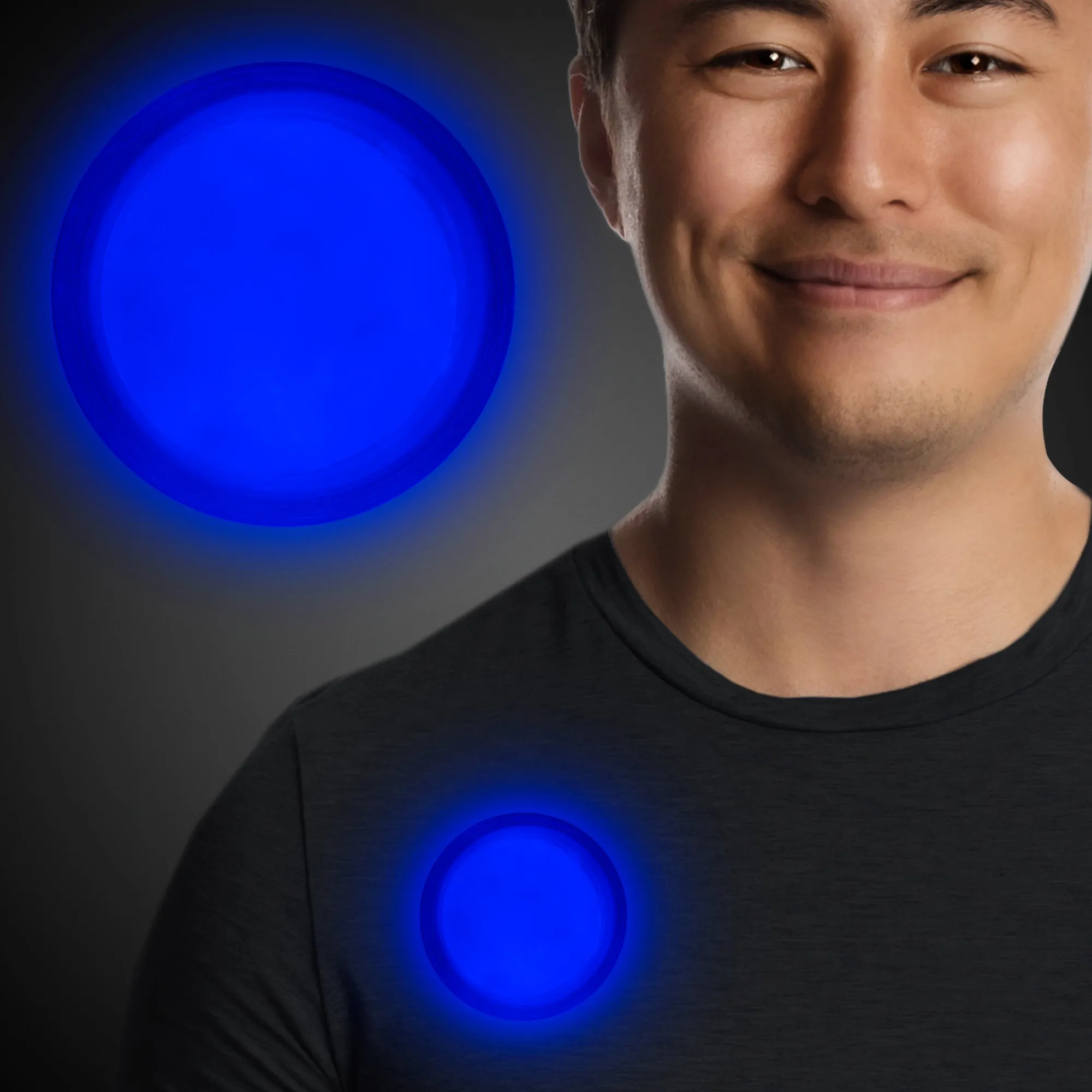 New Windy City Novelties Glow Circles Blue
