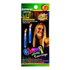 Online Windy City Novelties Glow Clip-On Earrings Blue