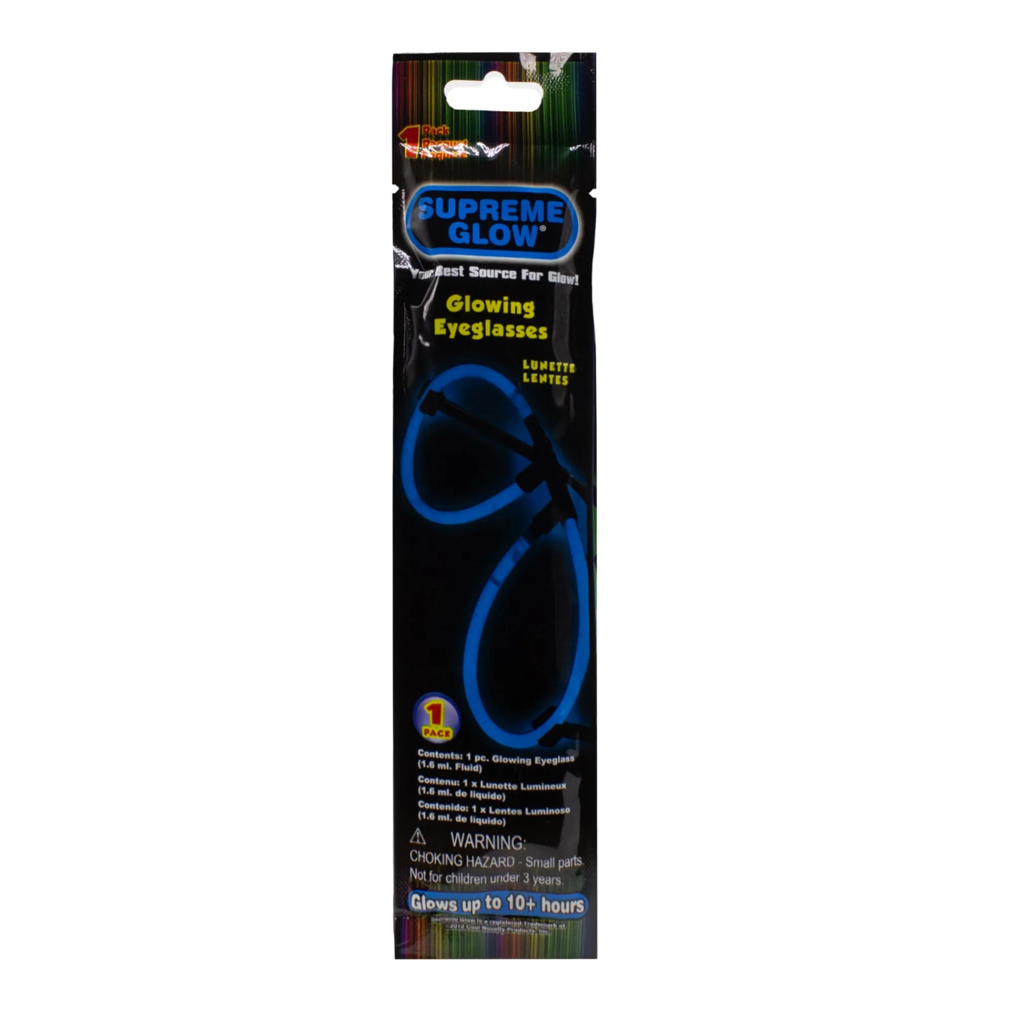 Outlet Windy City Novelties Glow Eyeglasses Blue