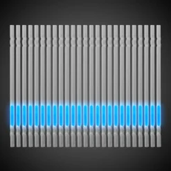New Windy City Novelties 9" Glow Motion Straws Blue