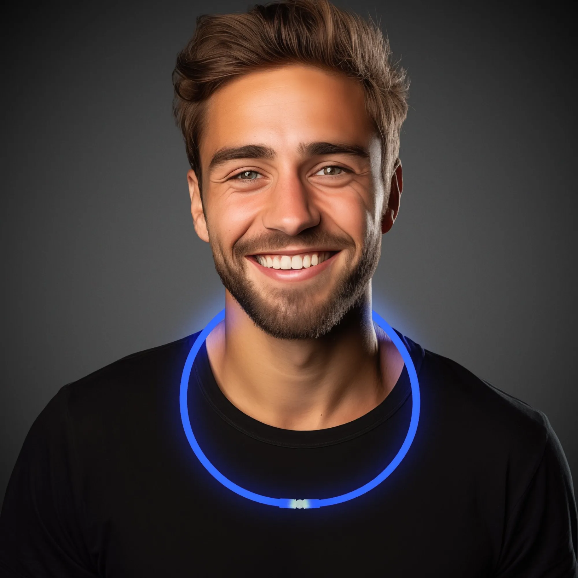 Windy City Novelties Glow Necklace Blue