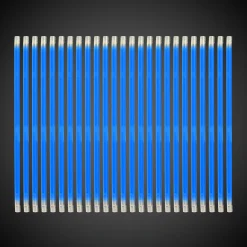 Windy City Novelties 9" Glow Straws Blue