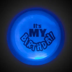 Clearance Windy City Novelties Blue It's My Birthday Glow Badge