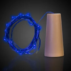 Best Windy City Novelties LED Cork String Light Set Blue